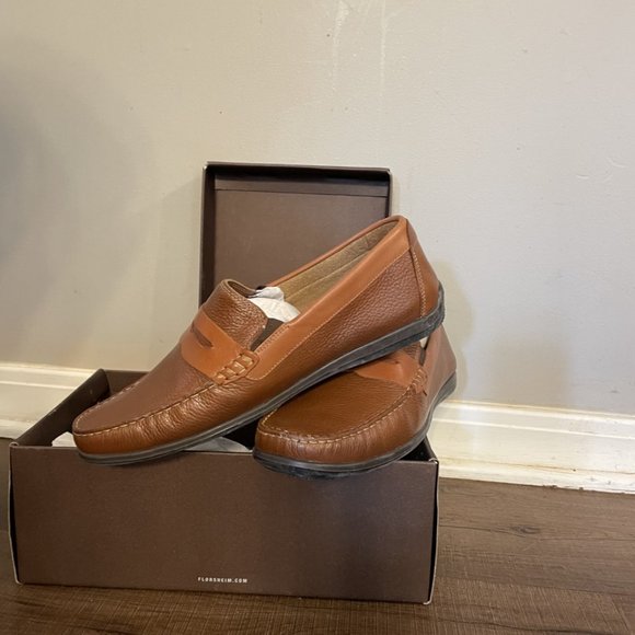 Florsheim Intrepid Penny Cognac Men's Shoes - Picture 3 of 5